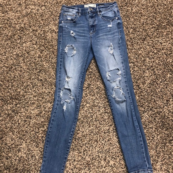 Garage Denim - GARAGE Denim Super skinny Heavily Distressed Skinny Jeans Size 5 | GUC